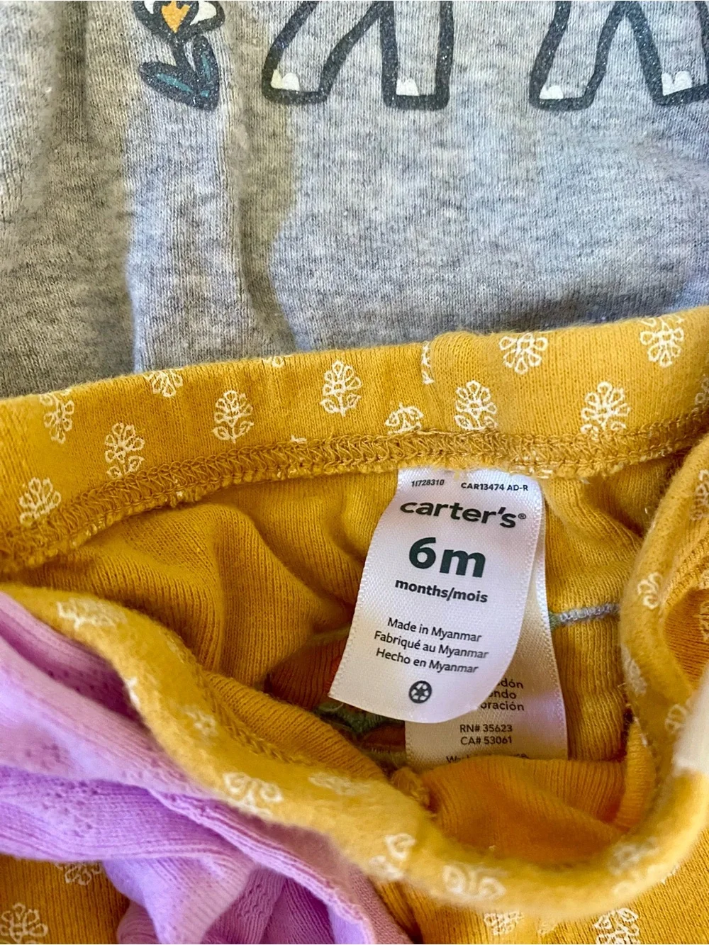Carter’s Baby Clothes Bundle 6 Months